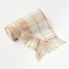 Clothing Loft | Plaid Throw Blanket Sandy Cove