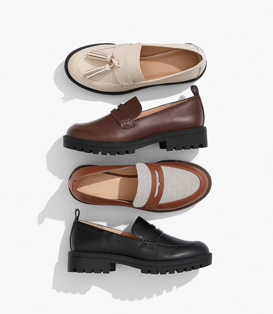 Accessories & Shoes Loft | Lug Penny Loafers Chocolate