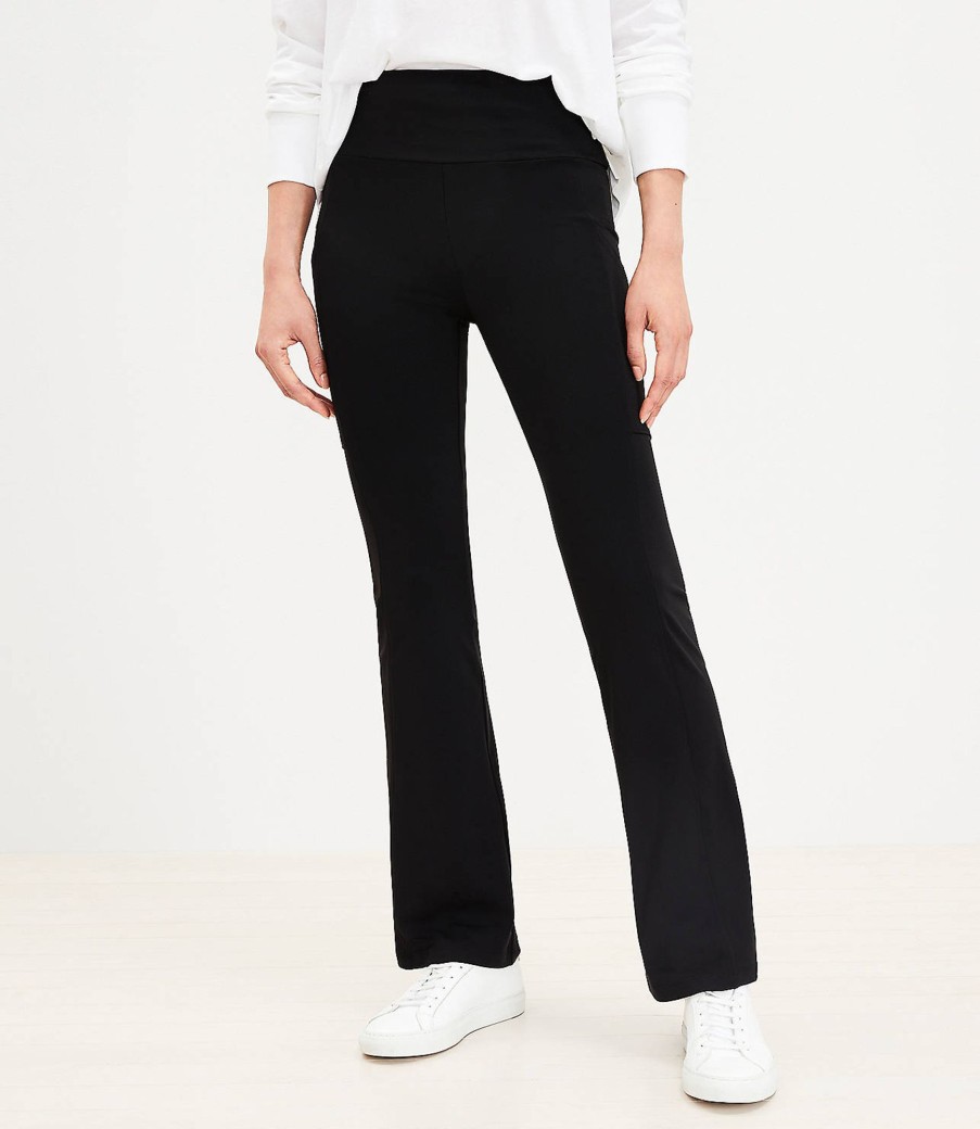 Clothing Loft | Lou & Grey Luvstretch Flare Pocket Pants Black