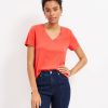 Clothing Loft | Everyday V-Neck Tee Roast Tomato