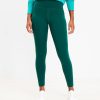 Clothing Loft | Lou & Grey Sporty Brushed Back Leggings Deep Tropic Green