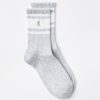 Clothing Loft | Lou & Grey Varsity Crew Socks Soft Heather Grey