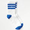 Clothing Loft | Lou & Grey Varsity Stripe Crew Socks Cobalt Current