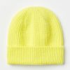 Accessories & Shoes Loft | Ribbed Beanie Lemon Tint