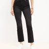 Clothing Loft | Pintucked Fresh Cut High Rise Kick Crop Jeans In Washed Black