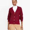 Clothing Loft | Stitchy V-Neck Cardigan Magical Plum