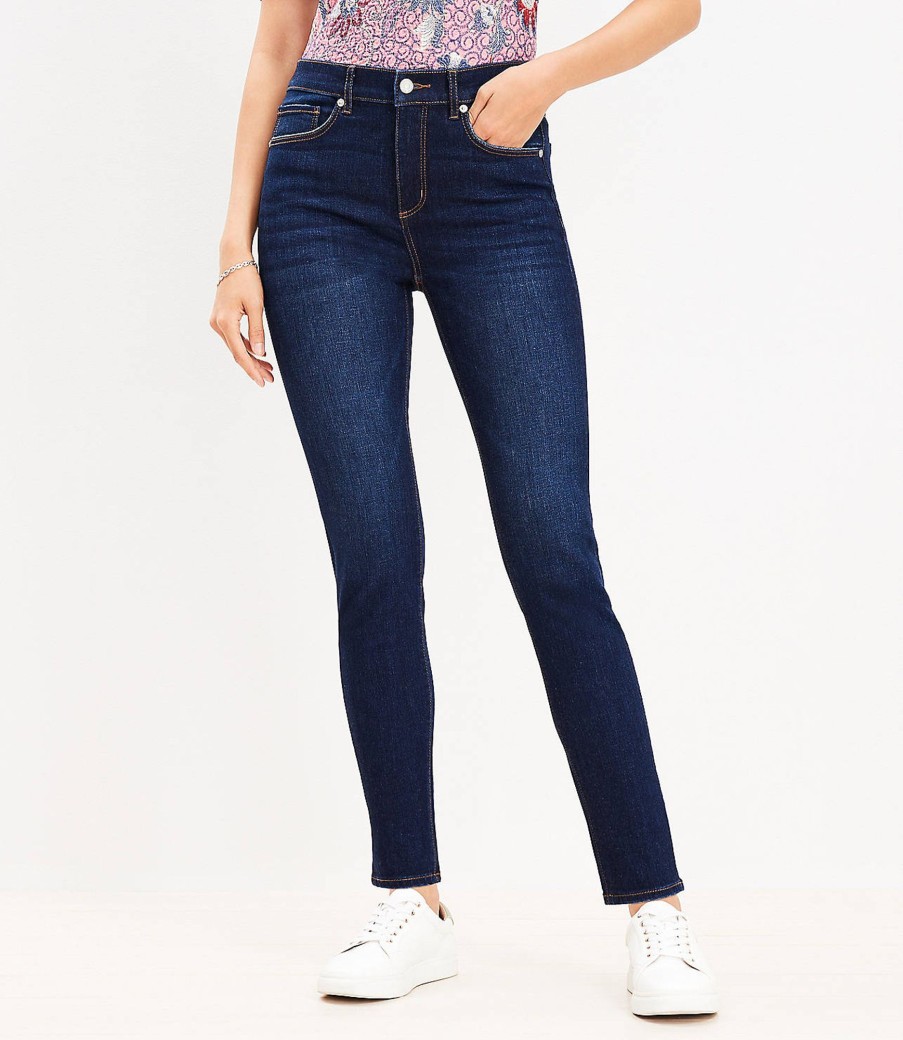 Clothing Loft | Tall Mid Rise Skinny Jeans In Vintage Dark Wash