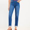 Clothing Loft | Girlfriend Jeans In Dark Stone Wash