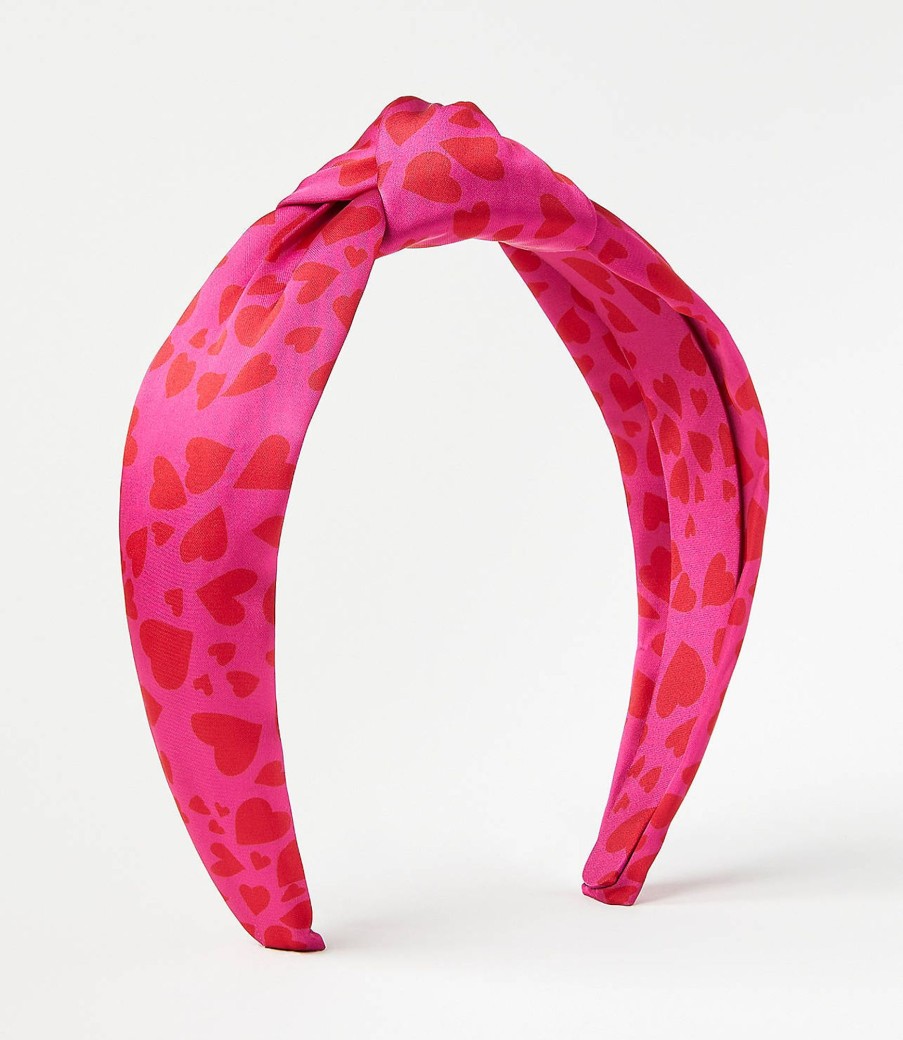 Accessories & Shoes Loft | Heart Knot Headband Fuchsia Primrose