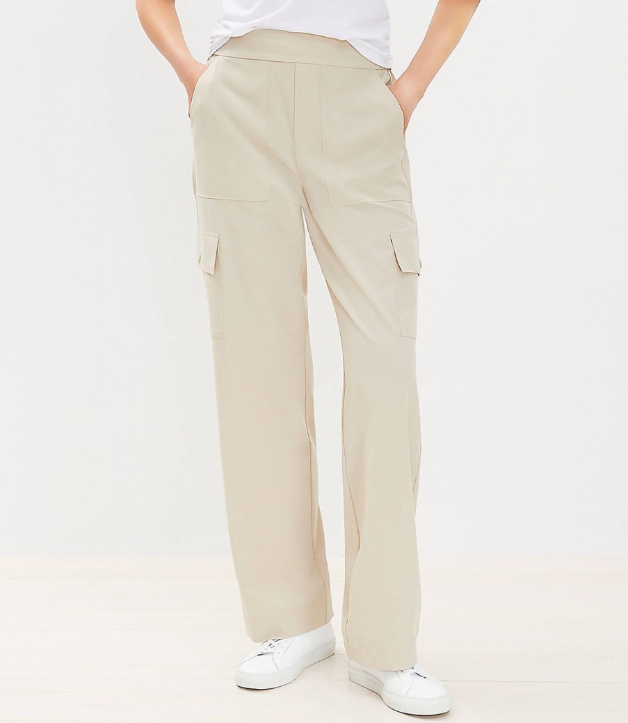 Clothing Loft | Lou & Grey Wanderweave Cargo Pants Light Cool Tan