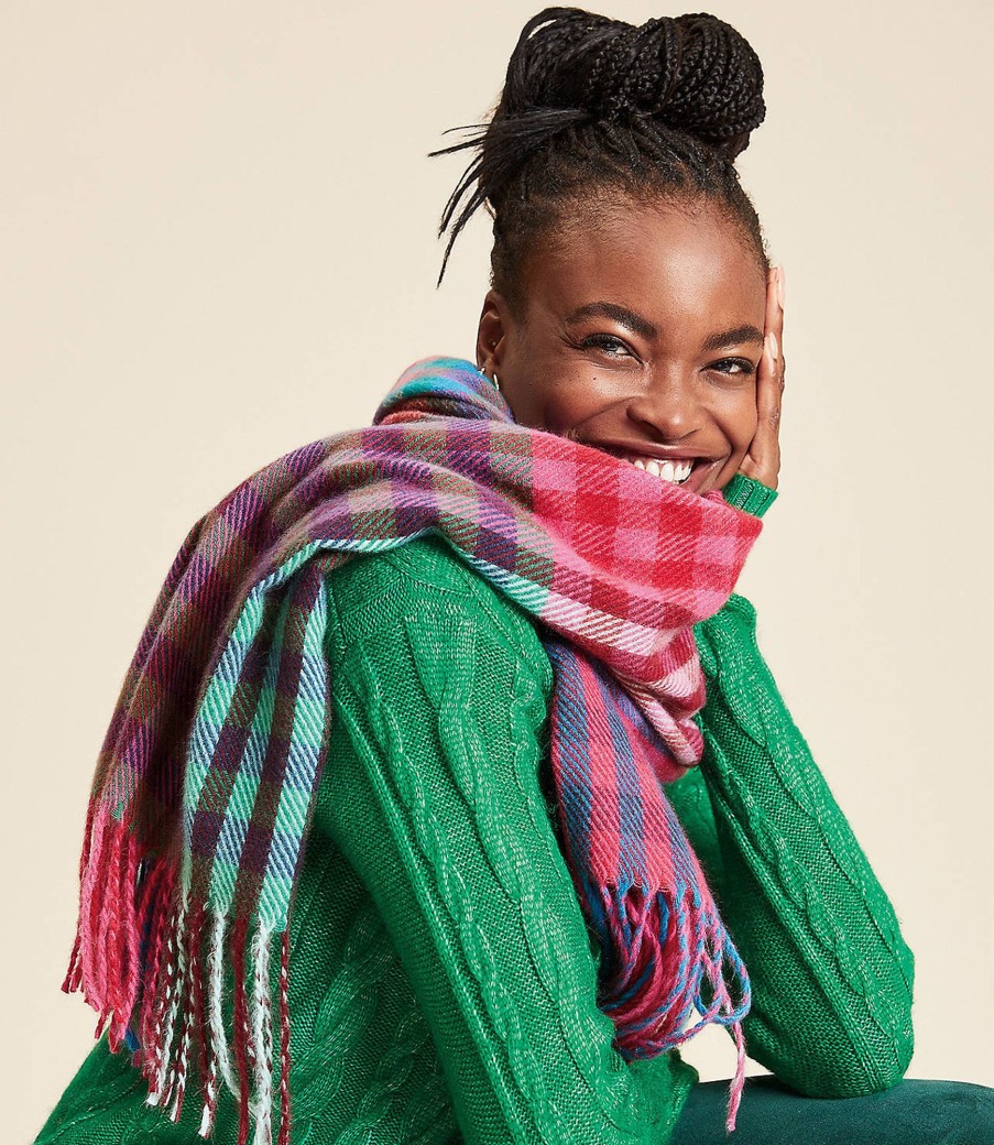 Accessories & Shoes Loft | Plaid Blanket Scarf Multi