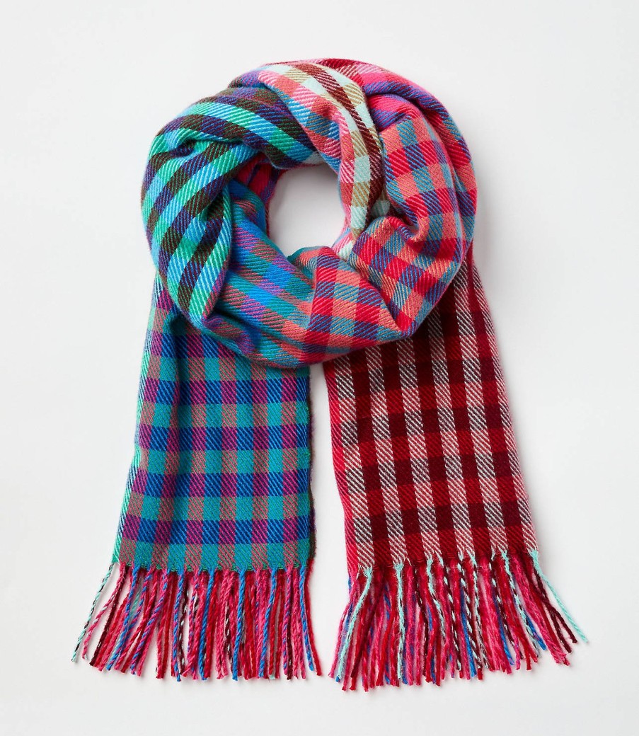 Accessories & Shoes Loft | Plaid Blanket Scarf Multi