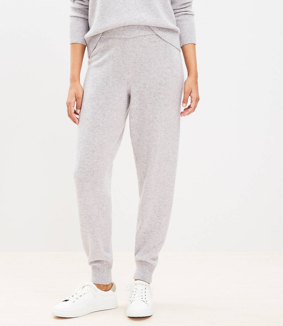 Clothing Loft | Lou & Grey Cashmere Jogger Pants Moonlight Grey Heather