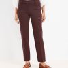 Clothing Loft | Riviera Slim Pants In Geo Ponte Magical Plum