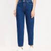 Clothing Loft | Curvy High Rise Barrel Jeans In Dark Wash