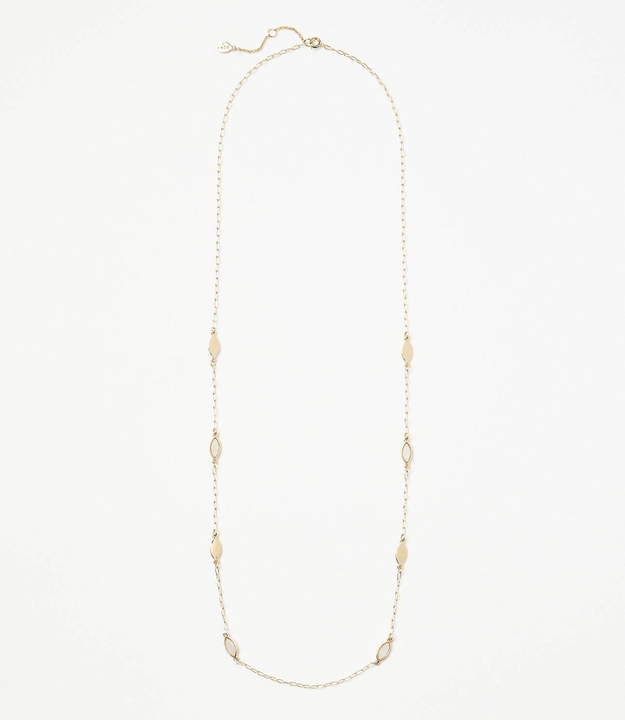 Accessories & Shoes Loft | Station Necklace Mother Of Pearl