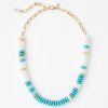 Accessories & Shoes Loft | Pearlized Statement Necklace Turquoise