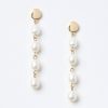 Accessories & Shoes Loft | Freshwater Pearl Linear Earrings Fresh Pearl