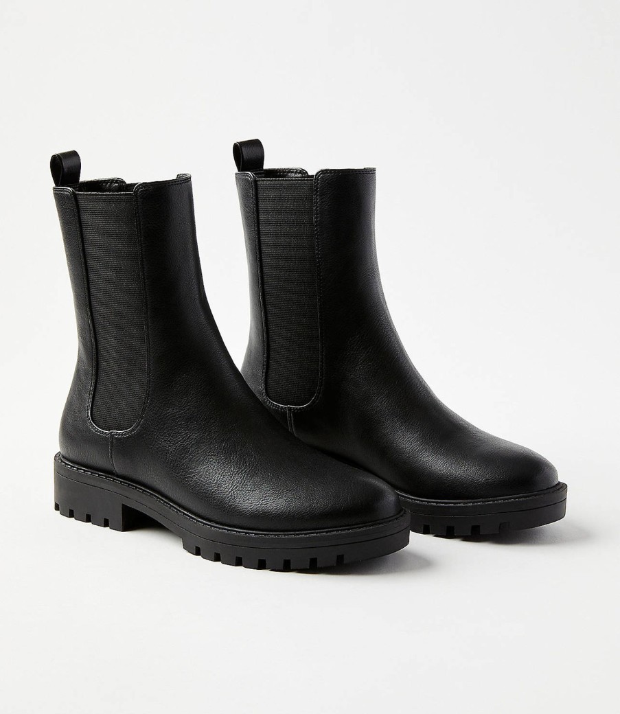 Accessories & Shoes Loft | Lug Sole Chelsea Boots Black