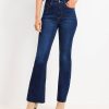 Clothing Loft | Fresh Cut High Rise Slim Flare Jeans In Dark Wash