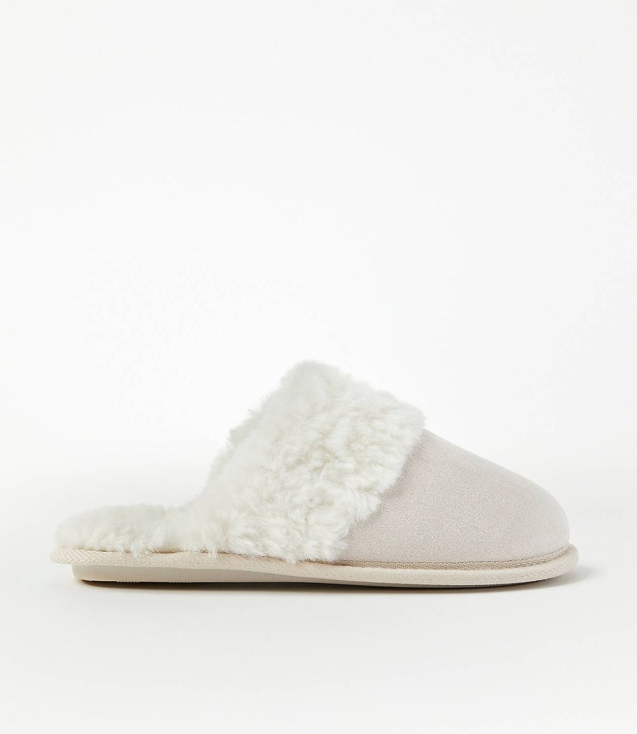 Accessories & Shoes Loft | Modern Fuzzy Slippers Ivory Cream