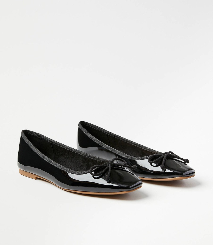 Accessories & Shoes Loft | Patent Ballet Flats Black