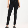 Clothing Loft | Mid Rise Skinny Jeans In Black