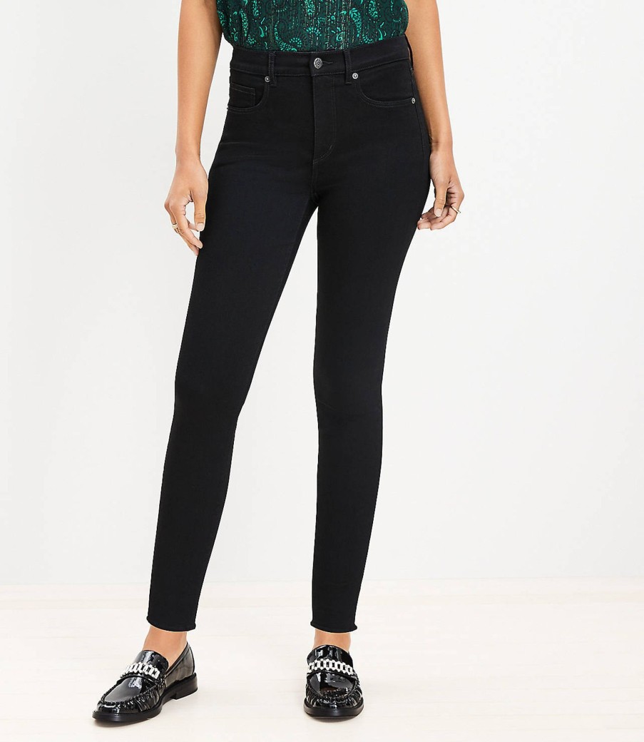 Clothing Loft | Mid Rise Skinny Jeans In Black