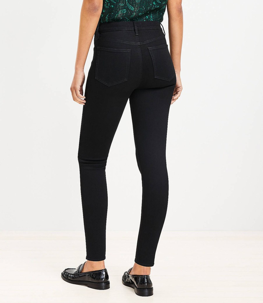 Clothing Loft | Mid Rise Skinny Jeans In Black