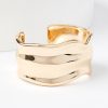 Accessories & Shoes Loft | Sculpted Cuff Bracelet Goldtone