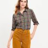 Clothing Loft | Plaid Relaxed Everyday Shirt Wild Moss