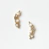 Accessories & Shoes Loft | Pearlized Crystal Delicate Stud Earrings Fresh Pearl