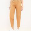 Clothing Loft | High Rise Barrel Jeans In Perfect Camel