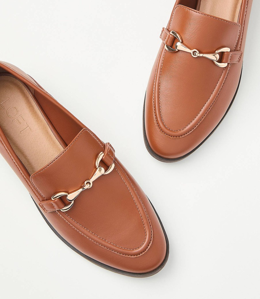 Accessories & Shoes Loft | Horsebit Loafers Cognac