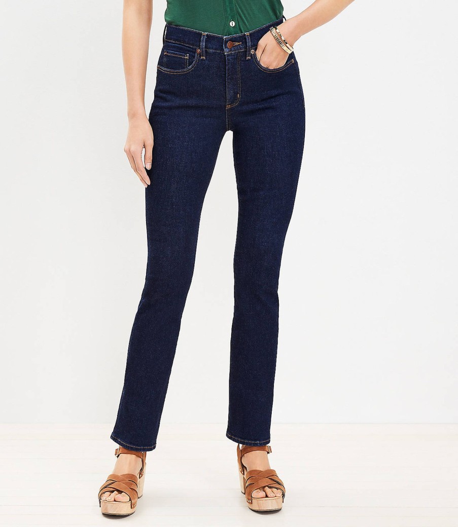 Clothing Loft | Mid Rise Boot Jeans In Dark Rinse