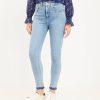 Clothing Loft | Tall Curvy High Rise Skinny Jeans In Staple Light Indigo Wash