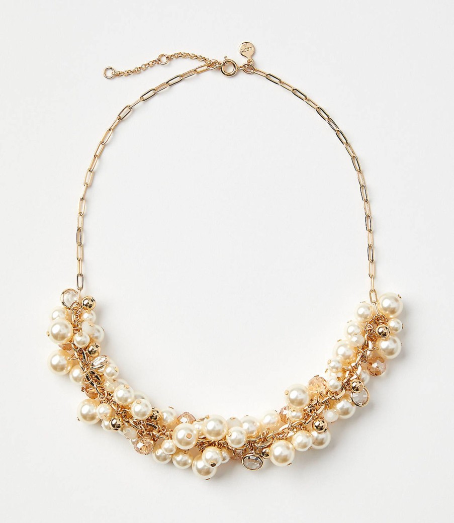 Accessories & Shoes Loft | Pearlized Torsade Statement Necklace Fresh Pearl