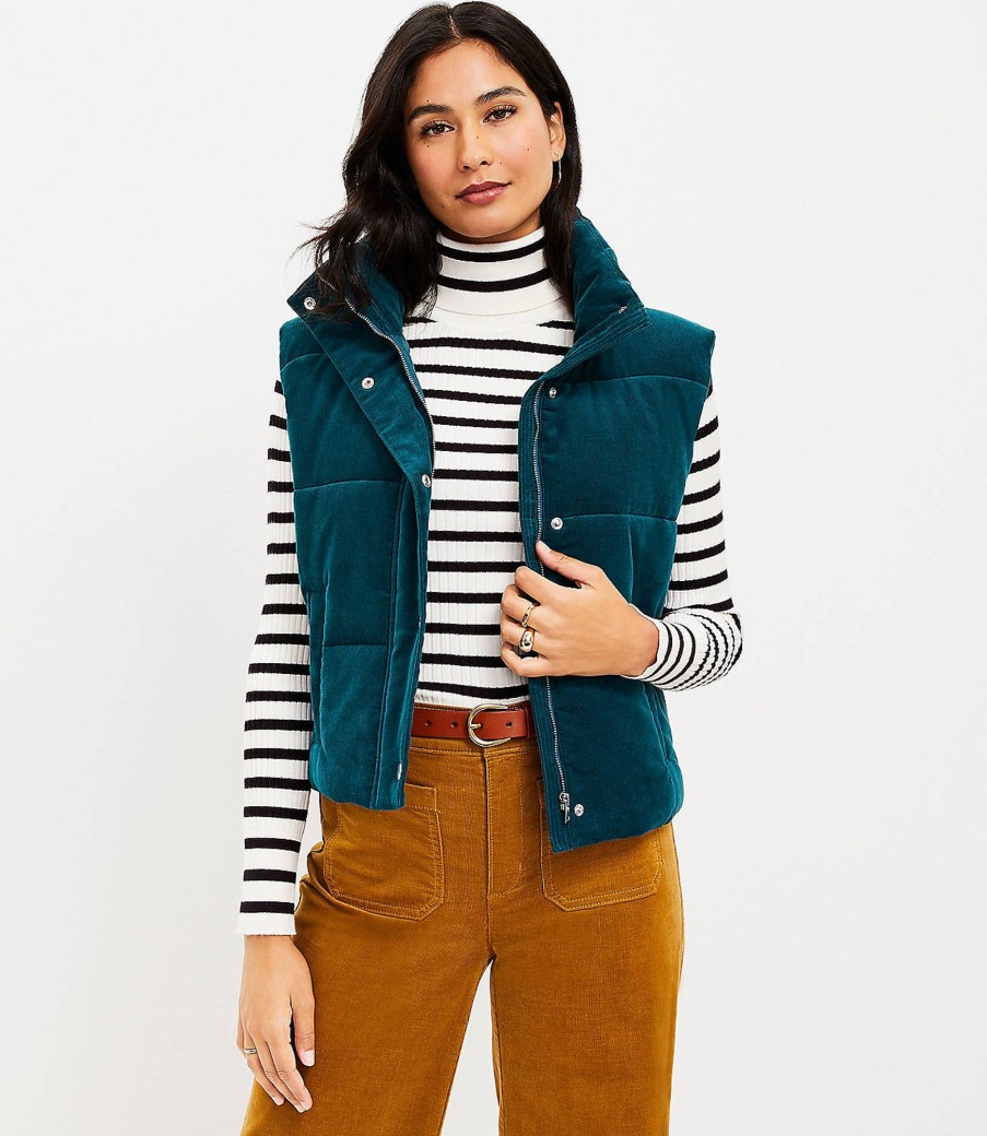 Clothing Loft | Puffer Vest Teal Shadow