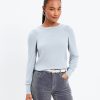 Clothing Loft | Cozy Puff Sleeve Sweatshirt Grey Fog