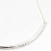 Accessories & Shoes Loft | Molded Bar Necklace Silvertone