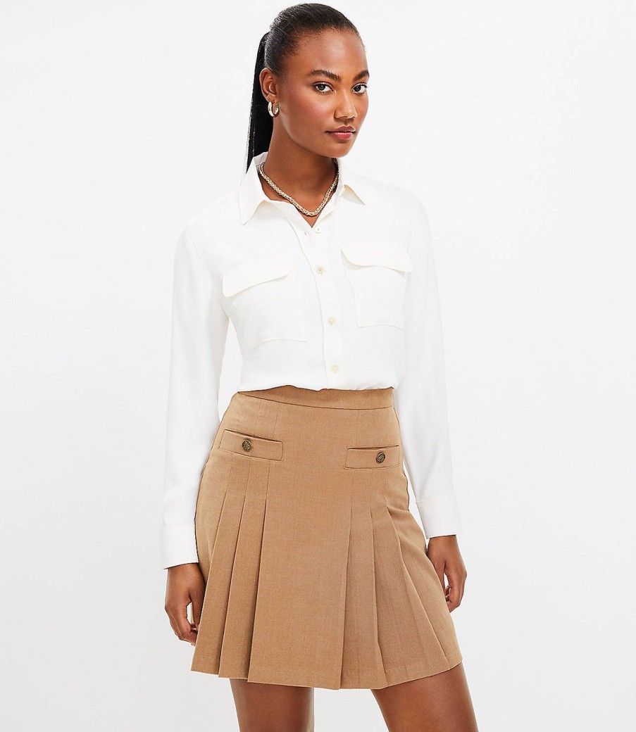 Clothing Loft | Crepe Everyday Utility Shirt Whisper White