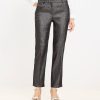 Clothing Loft | Riviera Slim Pants In Metallic Jacquard Black Metallic