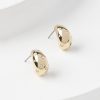 Accessories & Shoes Loft | Sparkle Teardrop Stud Earrings Goldtone