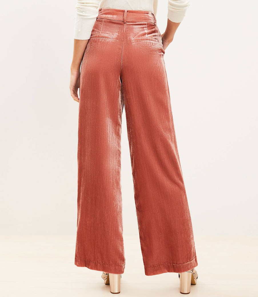 Clothing Loft | Peyton Trouser Pants In Velvet Rose Creme