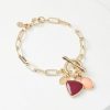 Accessories & Shoes Loft | Toggle Charm Bracelet Russet