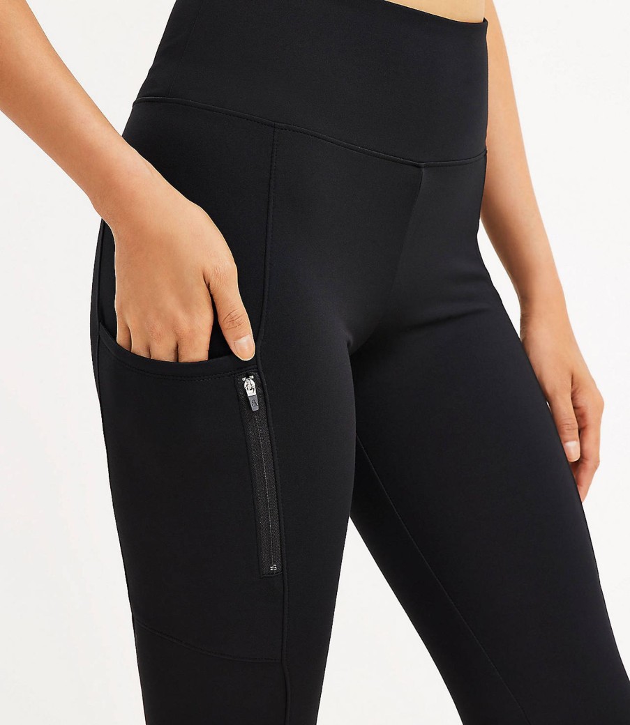 Clothing Loft | Lou & Grey Luvstretch Zip Side Pocket Leggings Black