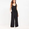 Clothing Loft | Lou & Grey Wanderweave Sleeveless Jumpsuit Black