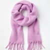 Accessories & Shoes Loft | Cozy Fringe Scarf Orchid Pink