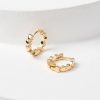 Accessories & Shoes Loft | Heart Huggie Earrings Goldtone