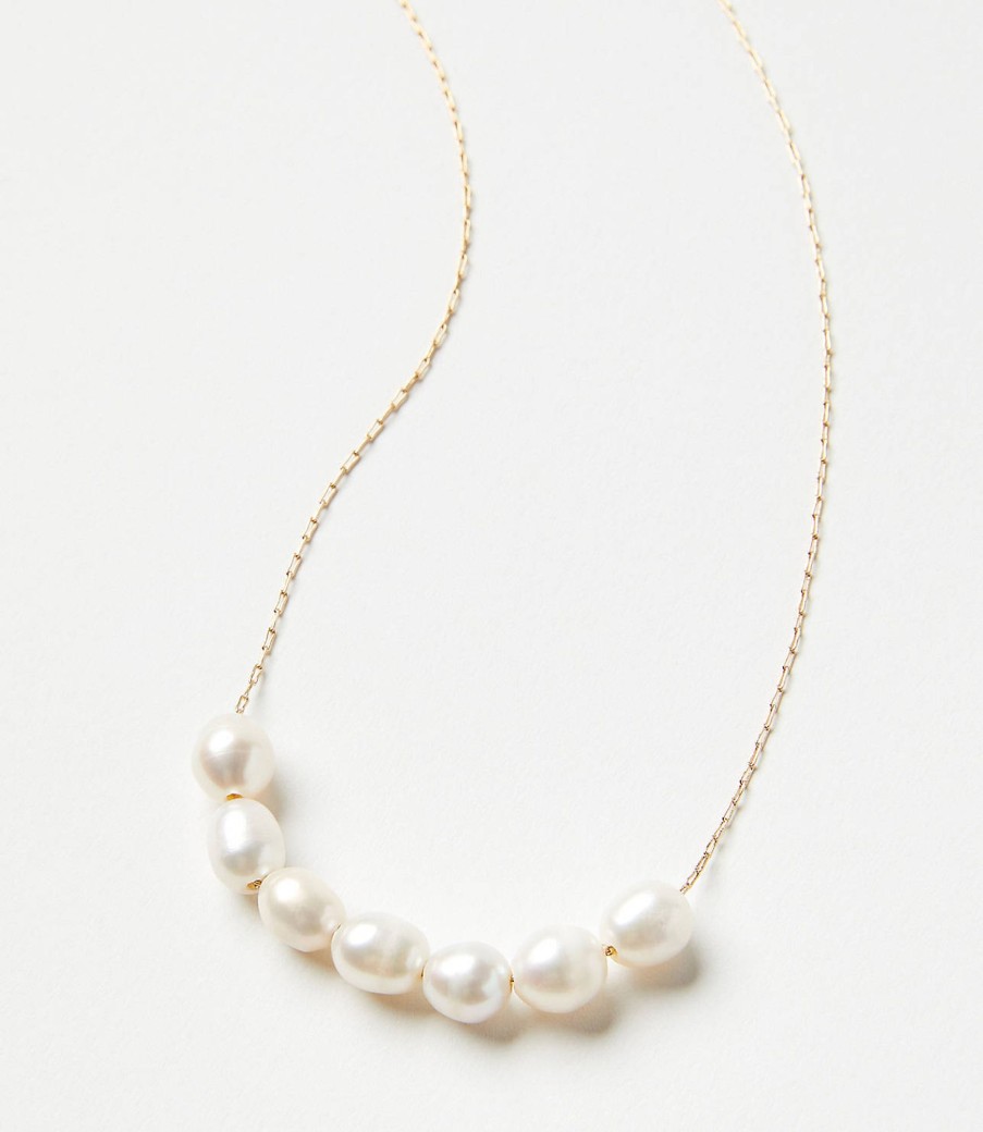 Accessories & Shoes Loft | Freshwater Pearl Delicate Necklace Fresh Pearl